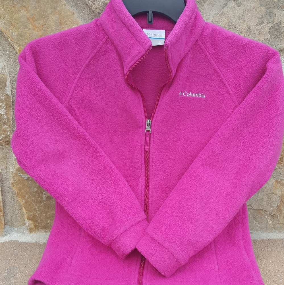 Hot pink Columbia girls coat